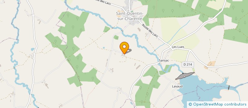 localisation de l'entreprise MADAME CHRISTIANE RIVET à SAINT-QUENTIN-SUR-CHARENTE