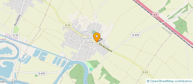 localisation de l'entreprise MADAME CHRISTIANE ROBILAHY  COURLON-SUR-YONNE