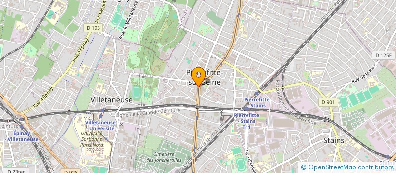 localisation de l'entreprise MADAME CHRISTIANE ROCHAT à PIERREFITTE-SUR-SEINE