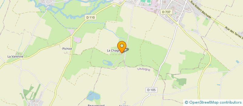 localisation de l'entreprise MADAME CHRISTIANE ROCHER  CHEF-BOUTONNE