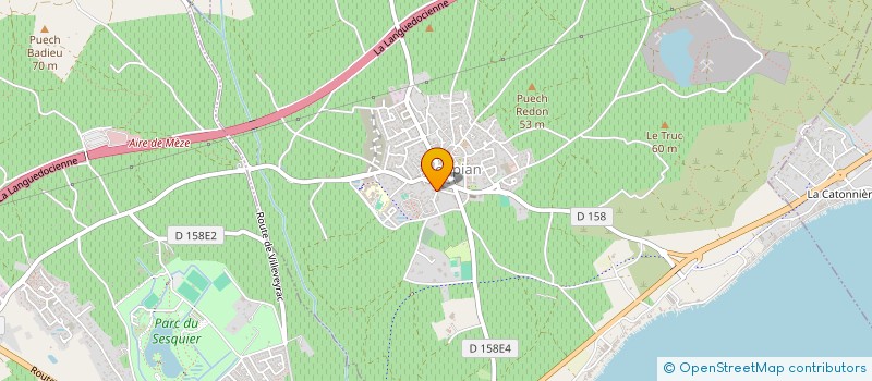 localisation de l'entreprise MADAME CHRISTIANE ROJAT  LOUPIAN