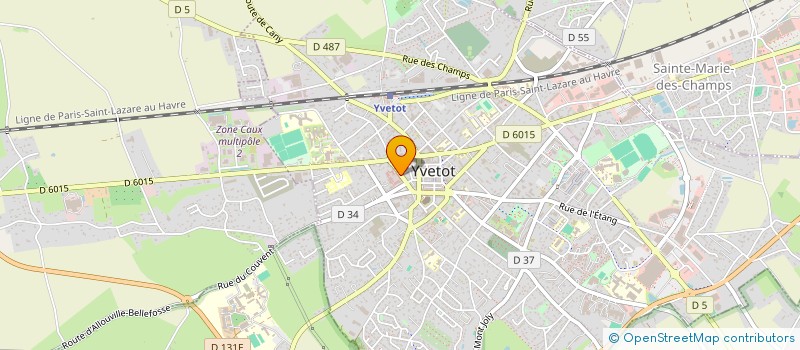 localisation de l'entreprise MADAME CHRISTIANE ROUGEOLLE à YVETOT