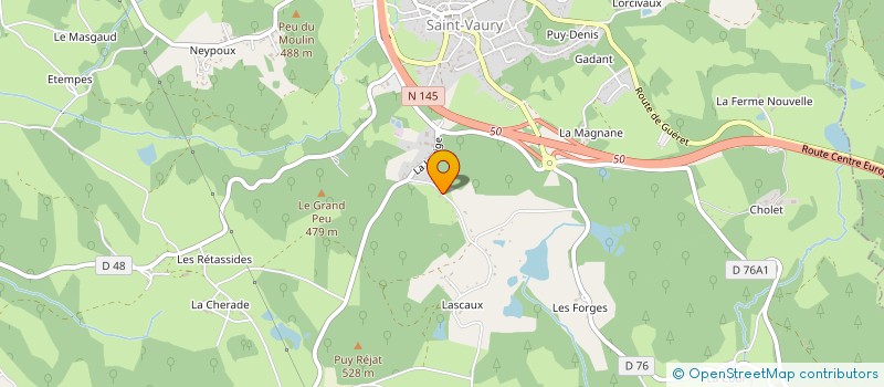 localisation de l'entreprise MADAME CHRISTIANE ROUILLARD à SAINT-VAURY