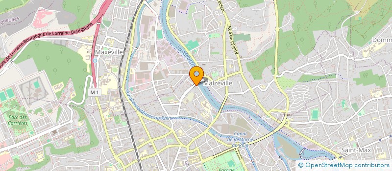 localisation de l'entreprise MADAME CHRISTIANE ROUSSEAU  NANCY