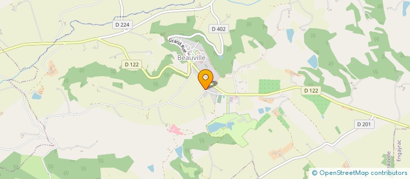 localisation de l'entreprise MADAME CHRISTIANE ROUX  BEAUVILLE