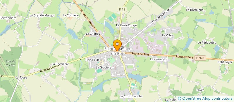 localisation de l'entreprise MADAME CHRISTIANE ROY à SAINT-GERMAIN-DU-BOIS