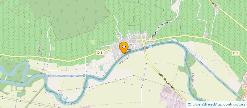 localisation de l'entreprise MADAME CHRISTIANE ROYER  CUMIERES