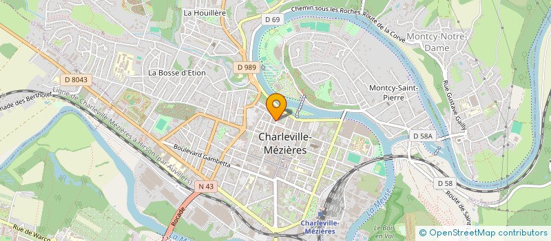 localisation de l'entreprise MADAME CHRISTIANE RUHLMANN  CHARLEVILLE-MEZIERES