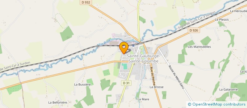 localisation de l'entreprise MADAME CHRISTIANE SAGOT à SAINTE-GAUBURGE-SAINTE-COLOMBE