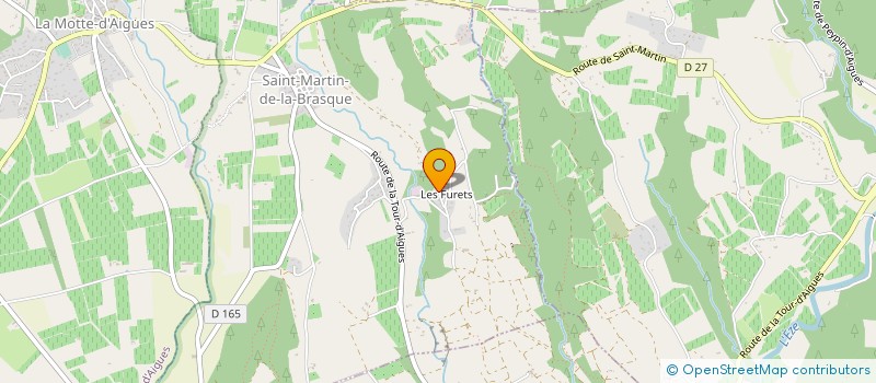 localisation de l'entreprise MADAME CHRISTIANE SAISSET  SAINT-MARTIN-DE-LA-BRASQUE