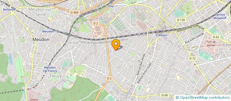 localisation de l'entreprise MADAME CHRISTIANE SALLE DE CHOU  CLAMART