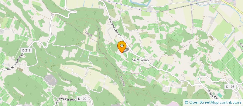 localisation de l'entreprise MADAME CHRISTIANE SALVADOR  GORDES