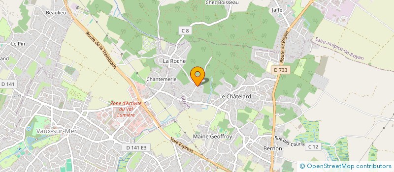 localisation de l'entreprise MADAME CHRISTIANE SAMORIDE à ROYAN