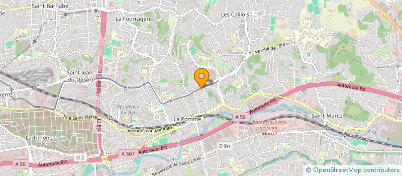 localisation de l'entreprise MADAME CHRISTIANE SAUNIER à MARSEILLE