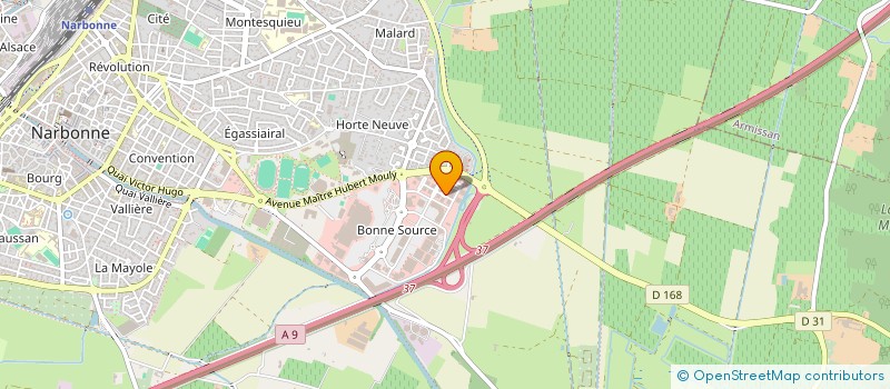 localisation de l'entreprise MADAME CHRISTIANE SAURI  NARBONNE