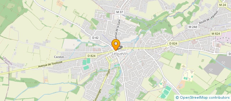 localisation de l'entreprise MADAME CHRISTIANE SCARFOGLIERO  LEGUEVIN