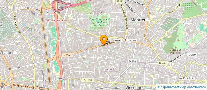 localisation de l'entreprise MADAME CHRISTIANE SCHLEIFER à MONTREUIL