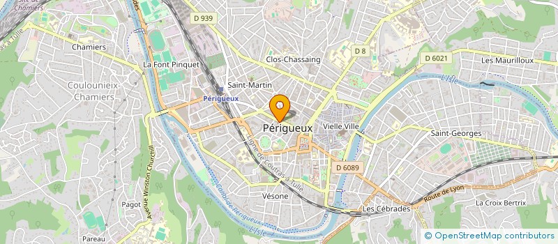 localisation de l'entreprise MADAME CHRISTIANE SEGUY  PERIGUEUX