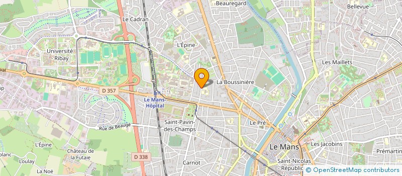 localisation de l'entreprise MADAME CHRISTIANE SERGENT  LE MANS