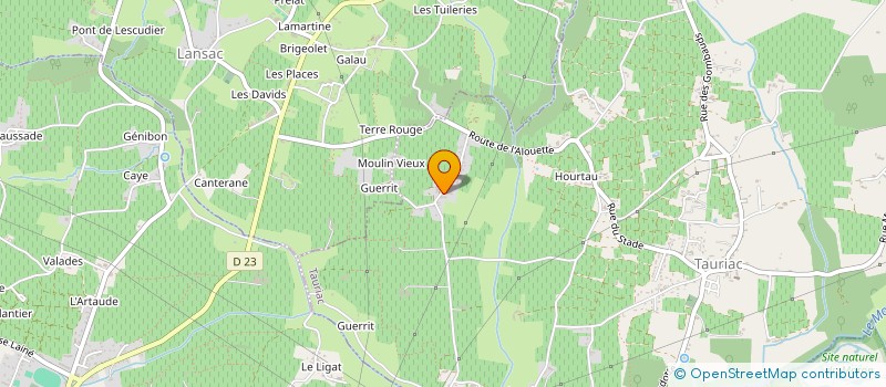 localisation de l'entreprise MADAME CHRISTIANE SEURIN  TAURIAC