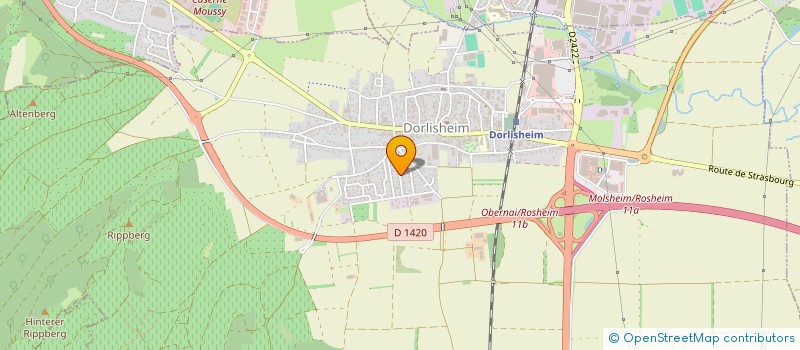 localisation de l'entreprise MADAME CHRISTIANE SIAT  DORLISHEIM