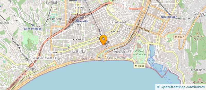 localisation de l'entreprise MADAME CHRISTIANE SIMONET à NICE