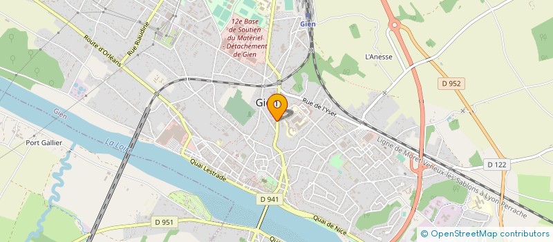 localisation de l'entreprise MADAME CHRISTIANE SIMONNET à GIEN