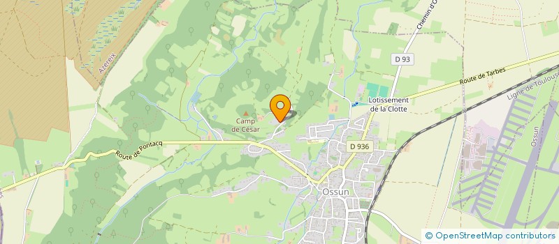 localisation de l'entreprise MADAME CHRISTIANE SOMPS  OSSUN