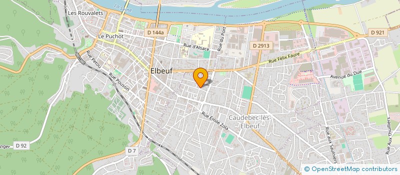 localisation de l'entreprise MADAME CHRISTIANE TABOUELLE  CAUDEBEC-LES-ELBEUF