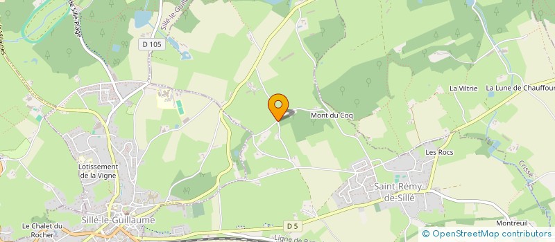 localisation de l'entreprise MADAME CHRISTIANE TELLIER  SILLE LE GUILLAUME