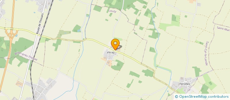 localisation de l'entreprise MADAME CHRISTIANE THAUDIERE  LOUZY