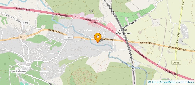 localisation de l'entreprise MADAME CHRISTIANE THAUS  VENTABREN