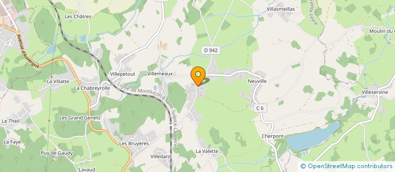 localisation de l'entreprise MADAME CHRISTIANE THIRY à SAINTE-FEYRE