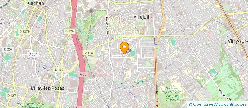 localisation de l'entreprise MADAME CHRISTIANE TO  VILLEJUIF