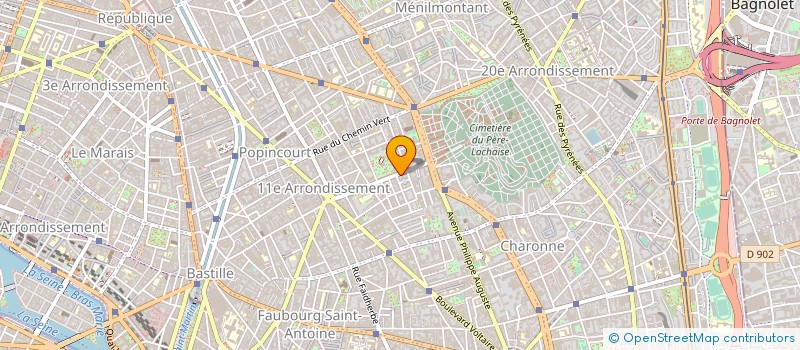 localisation de l'entreprise MADAME CHRISTIANE TOUGARD à PARIS