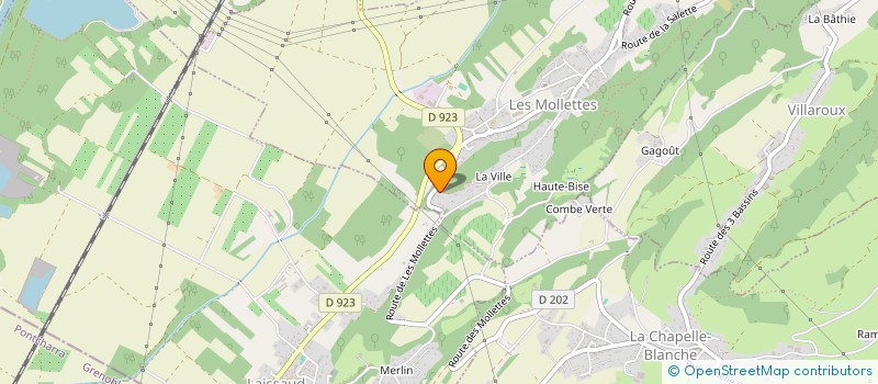 localisation de l'entreprise MADAME CHRISTIANE TOURNOUD  MONTMELIAN