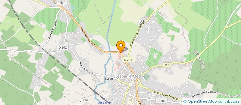 localisation de l'entreprise MADAME CHRISTIANE TRENTO  LESPARRE-MEDOC