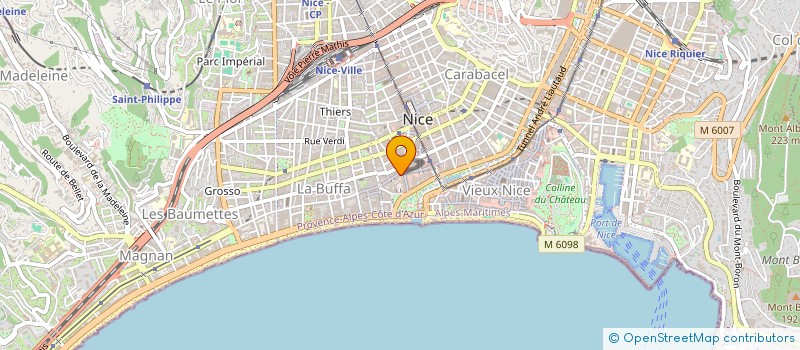 localisation de l'entreprise MADAME CHRISTIANE TRESSOLS à NICE