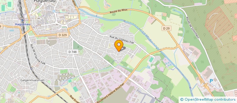 localisation de l'entreprise MADAME CHRISTIANE TRIMOLE à HAGUENAU