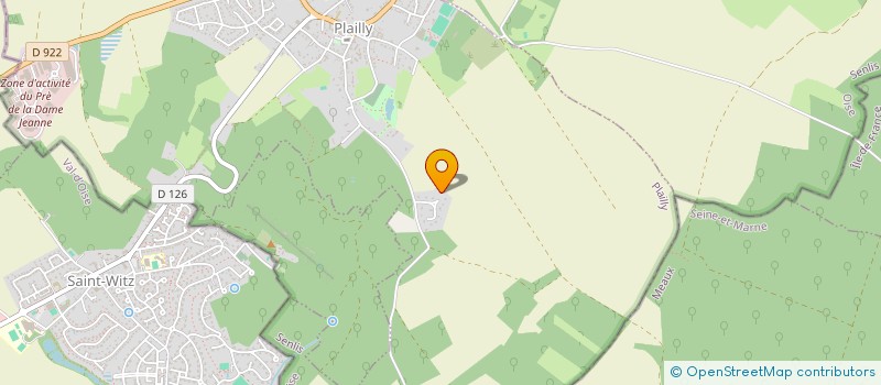 localisation de l'entreprise MADAME CHRISTIANE TROTTIN  PLAILLY