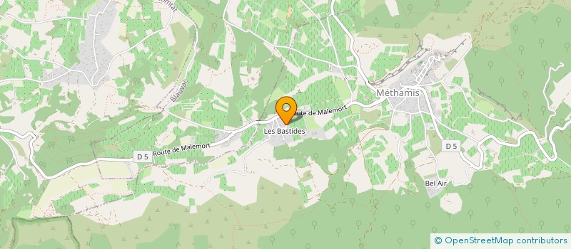 localisation de l'entreprise MADAME CHRISTIANE TRUC  METHAMIS