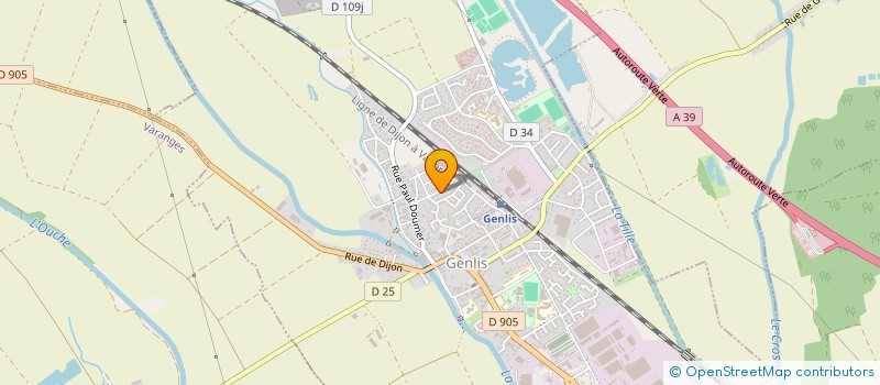 localisation de l'entreprise MADAME CHRISTIANE TURMEL  GENLIS