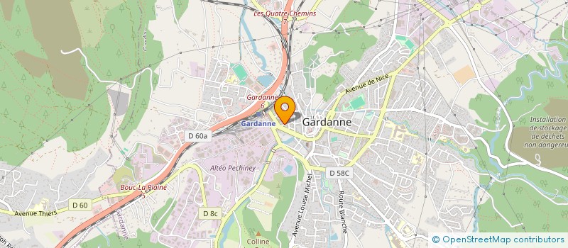 localisation de l'entreprise MADAME CHRISTIANE VACCHINO à GARDANNE