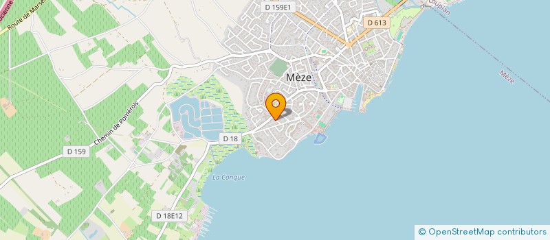 localisation de l'entreprise MADAME CHRISTIANE VATUONE à MEZE