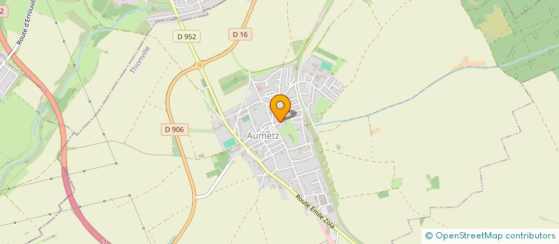 localisation de l'entreprise MADAME CHRISTIANE VEBER  AUMETZ