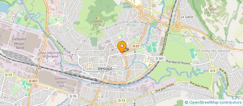 localisation de l'entreprise MADAME CHRISTIANE VEILLEROT  VESOUL