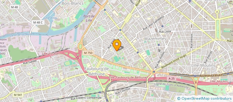 localisation de l'entreprise MADAME CHRISTIANE VERMERSCH à LILLE
