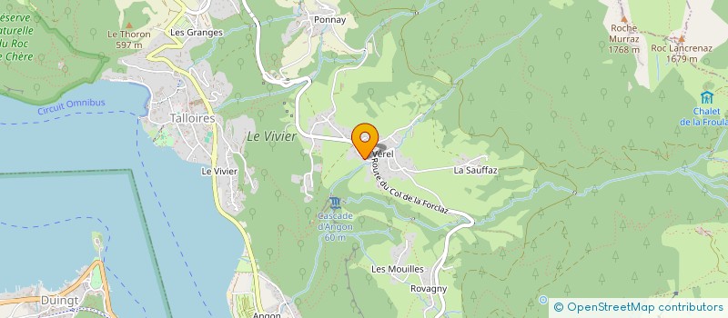 localisation de l'entreprise MADAME CHRISTIANE VIALLE  TALLOIRES-MONTMIN