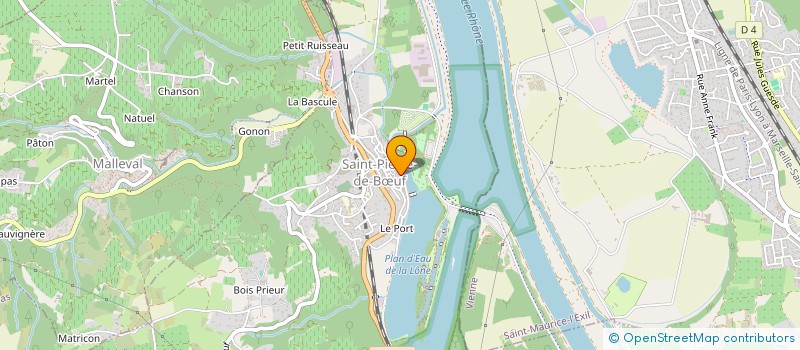 localisation de l'entreprise MADAME CHRISTIANE VOLLE  SAINT-APPOLINARD