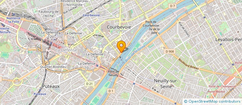 localisation de l'entreprise MADAME CHRISTIANE VOYDECK à COURBEVOIE